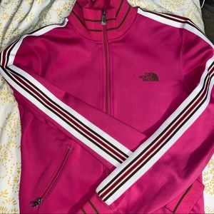 The North Face Pink Full-Zip Sweatshirt